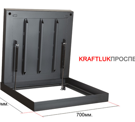 Люки под тротуарную плитку и брусчатку от компании KRAFTLUK