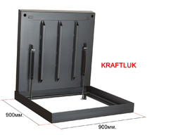 Люк под брусчатку, тротуарную плитку KRAFTLUK - 900*900мм